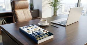 オフィスのデスクに置かれた書籍『新卒採用代行（RPO）サービスの正しい選び方』（一ノ瀬真理子氏著）のアイキャッチ画像